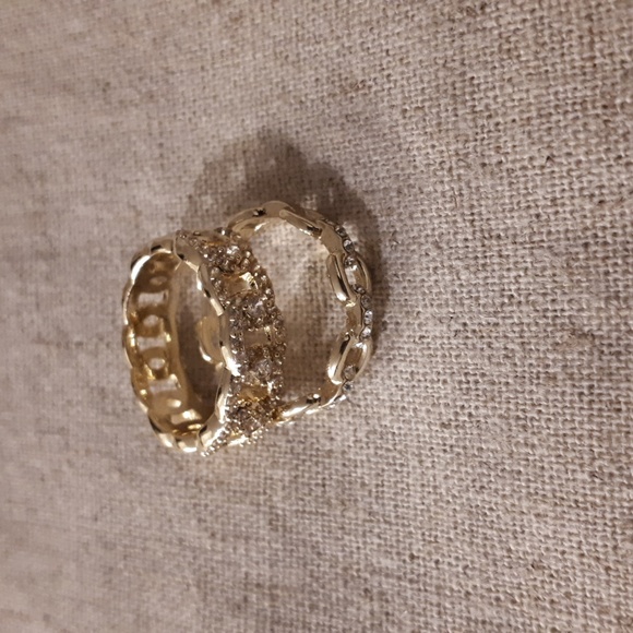 Covet 14k Gold Plated CZ Rings - Picture 4 of 6